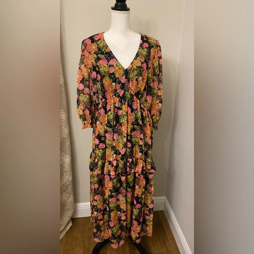 Plus Dress - Picture 1 of 9